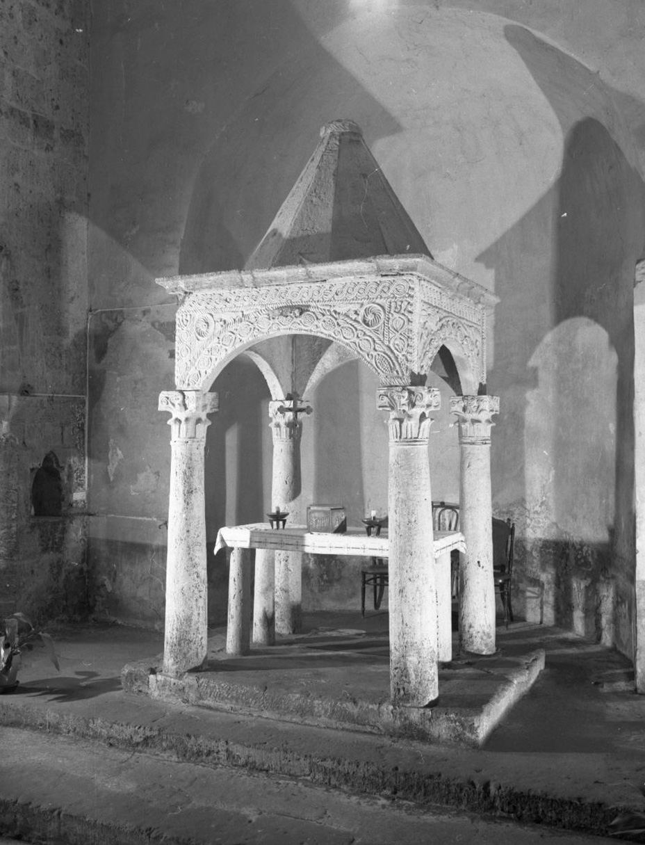 ciborio - bottega toscana (sec. IX)