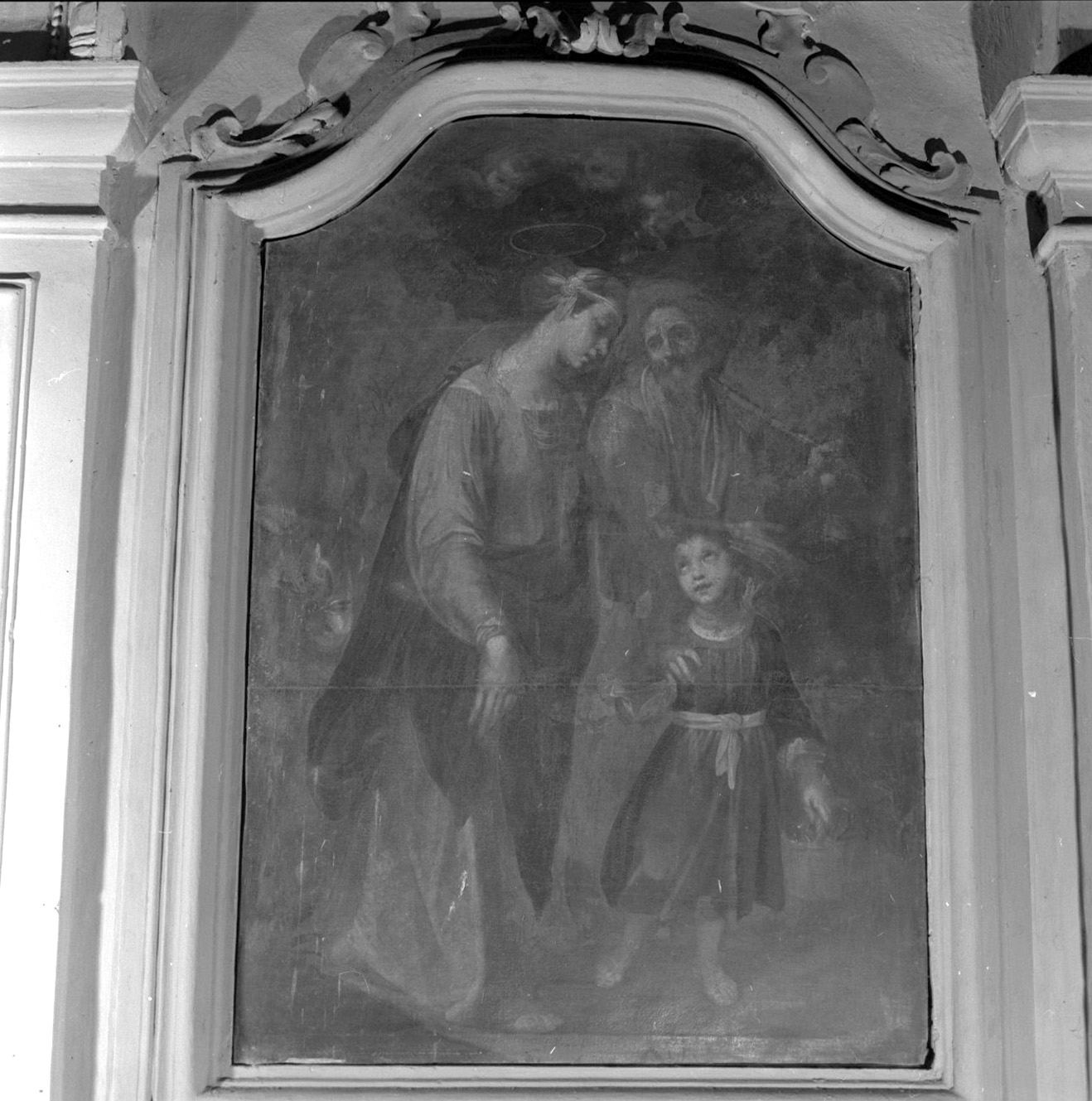 fuga in Egitto (dipinto) - ambito toscano (sec. XVIII)