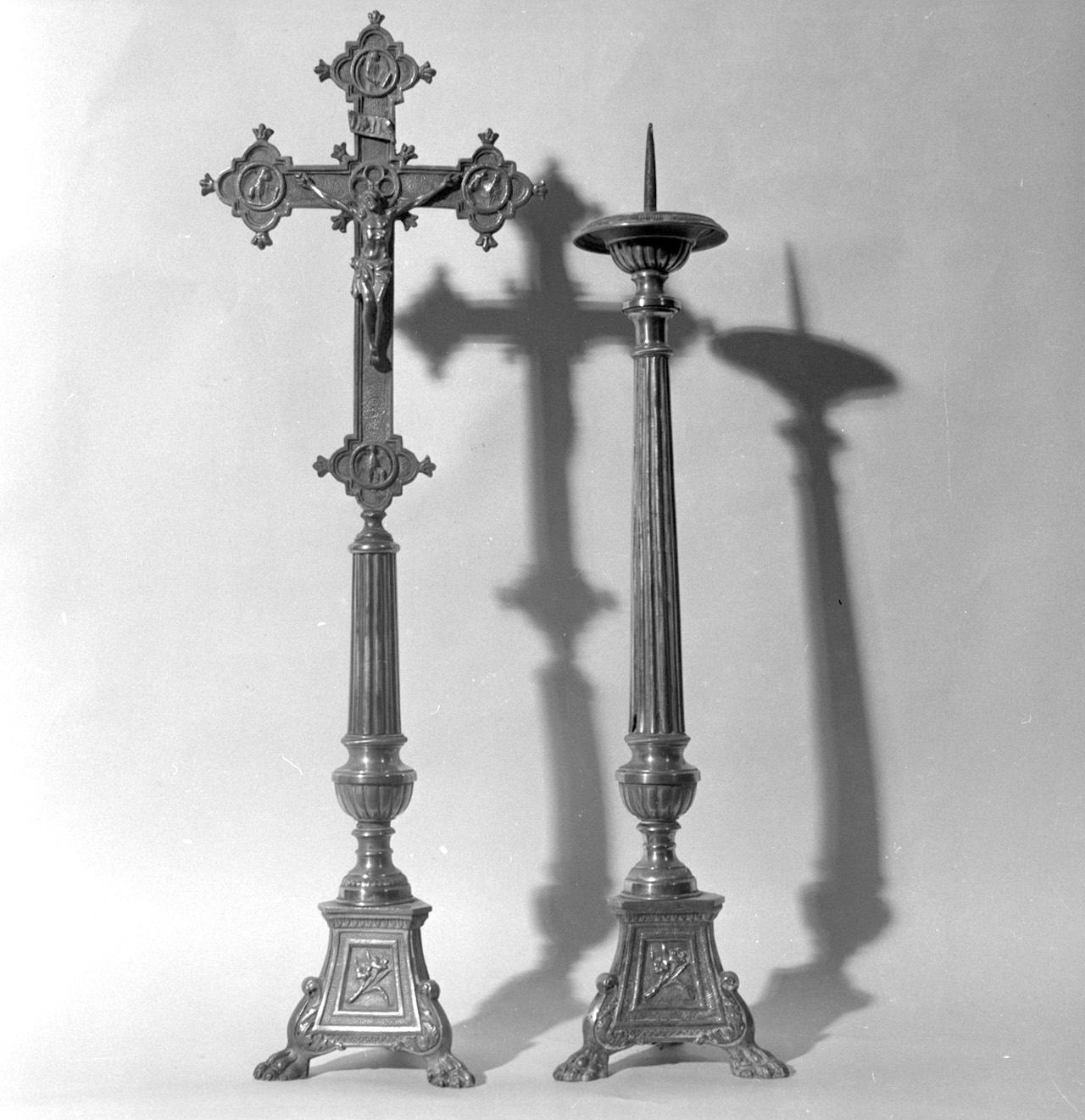 Cristo crocifisso (croce d'altare) - bottega toscana (sec. XIX)