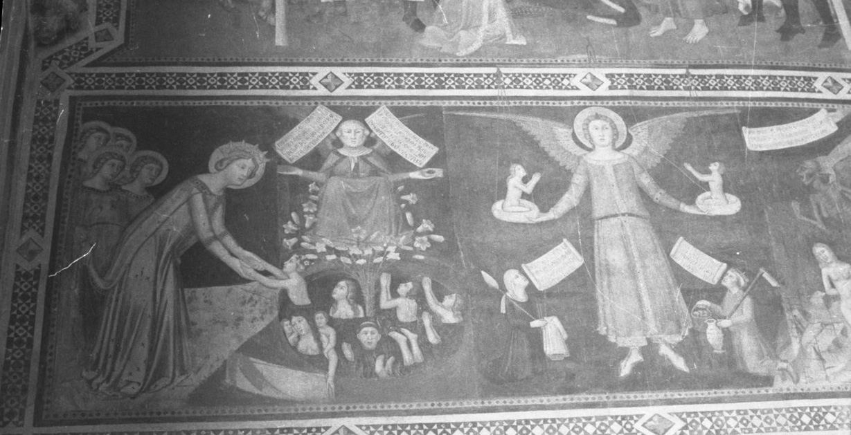San Michele Arcangelo pesa le anime (dipinto) di Bartolo di Fredi (sec. XIV)