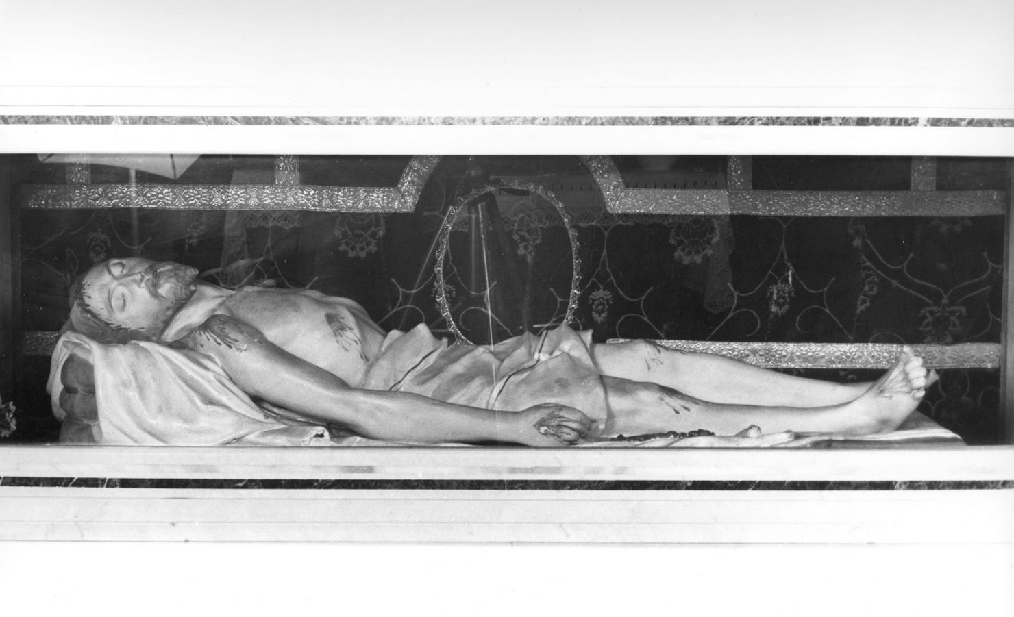 Cristo morto (statua) - ambito toscano (prima metà sec. XX)