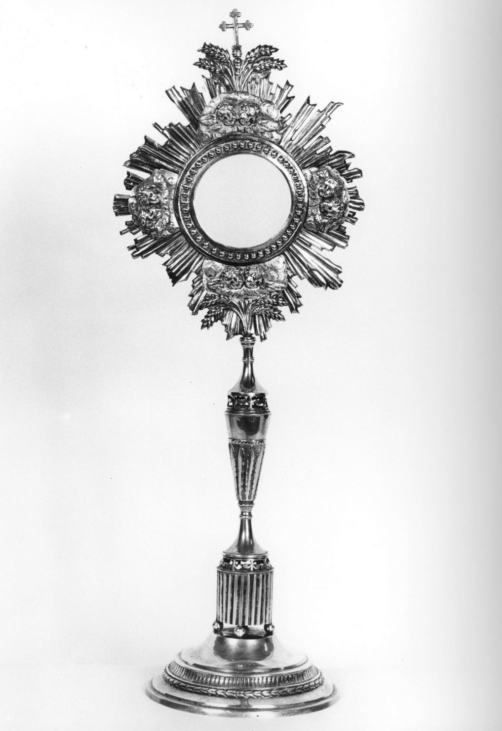 ostensorio - a raggiera - bottega toscana (prima metà sec. XX)