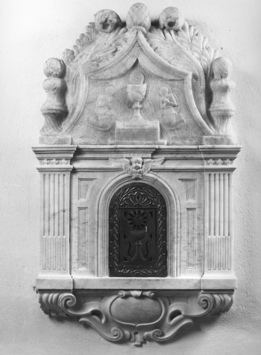 tabernacolo murale - bottega toscana (seconda metà sec. XV)