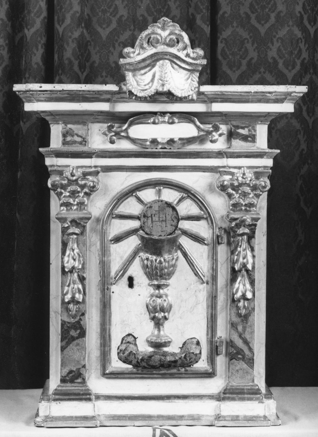 tabernacolo - bottega toscana (prima metà sec. XIX)