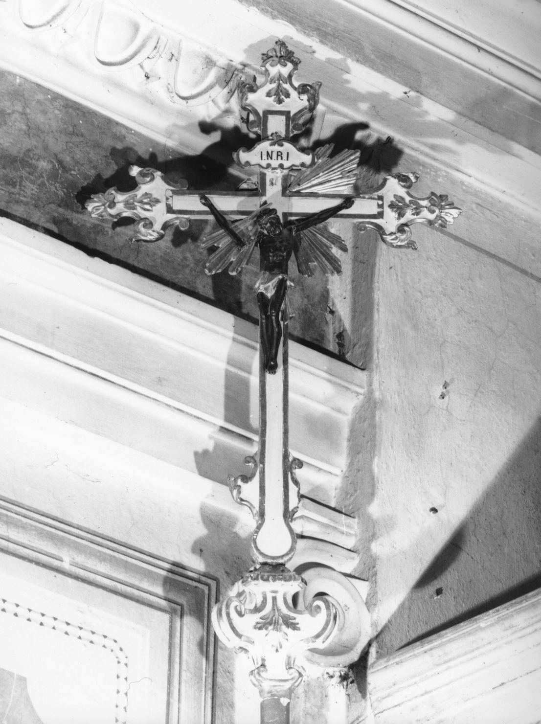 croce processionale - bottega toscana (seconda metà sec. XVIII)