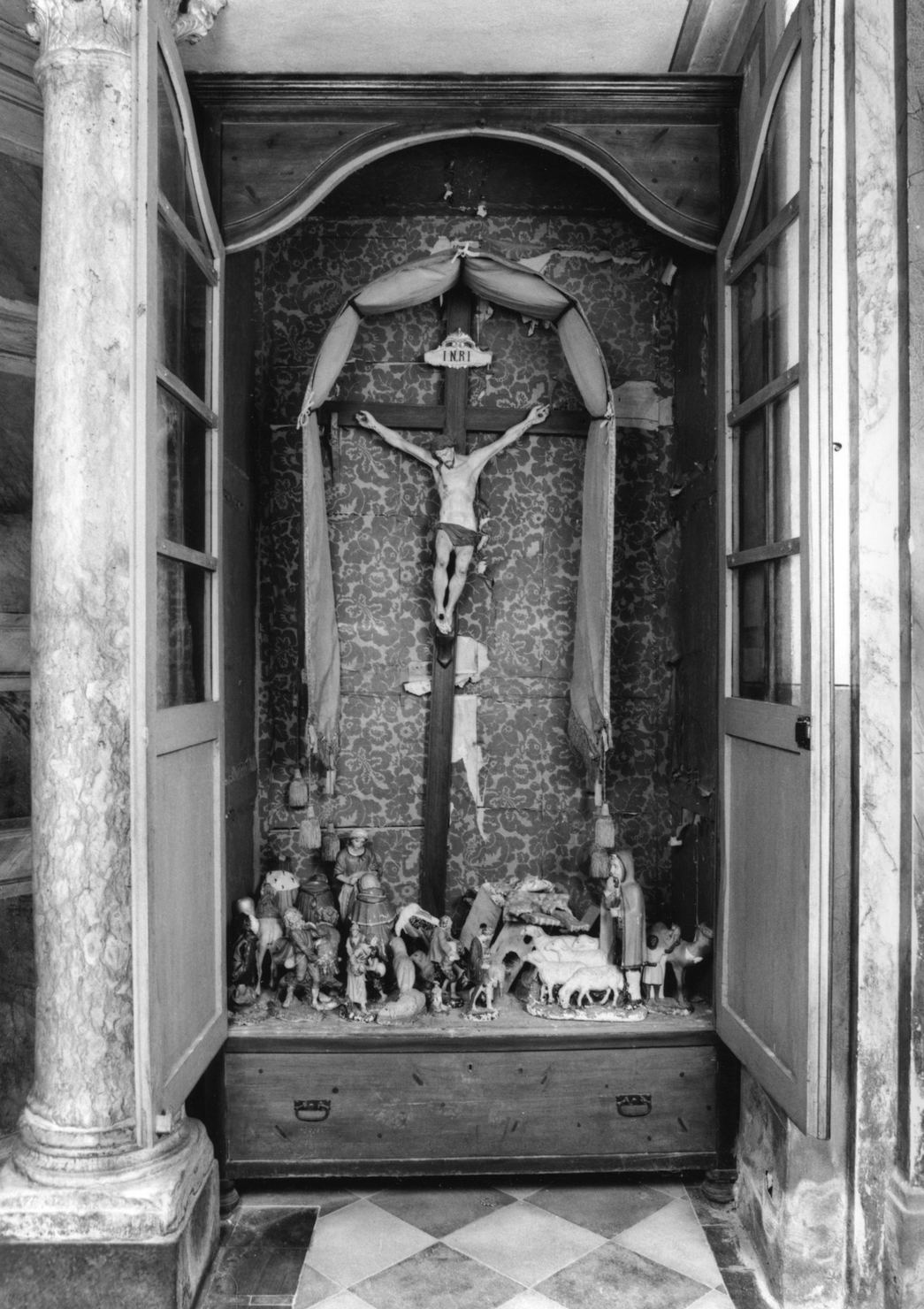 Cristo crocifisso (croce processionale) - bottega toscana (prima metà sec. XIX)