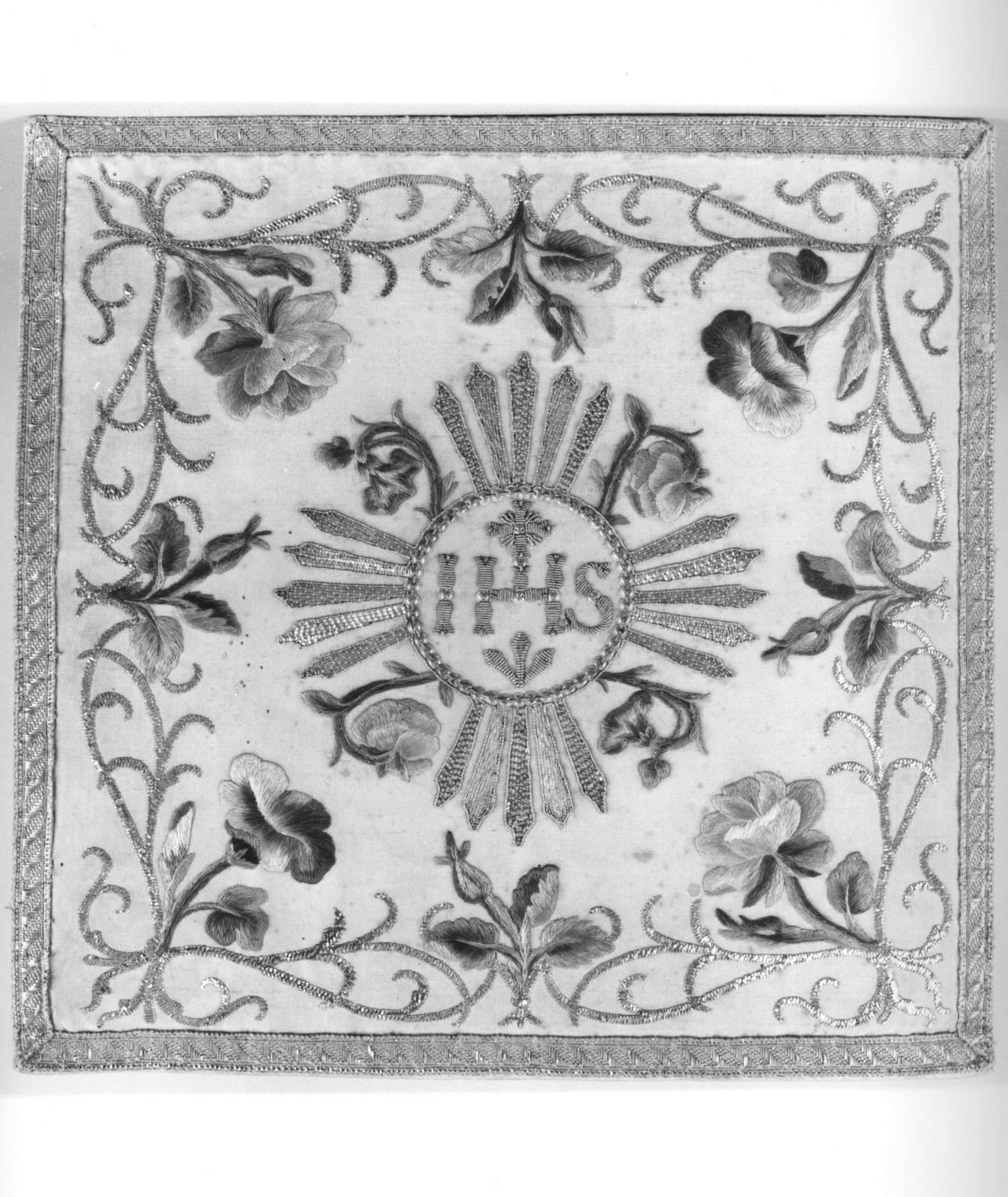 borsa, elemento d'insieme - manifattura italiana (prima metà sec. XIX)