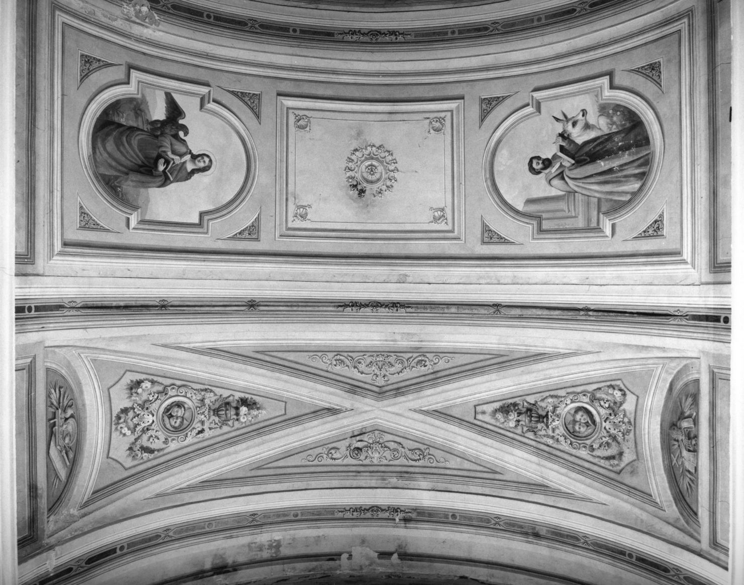 Santi (dipinto, complesso decorativo) - ambito toscano (sec. XIX)