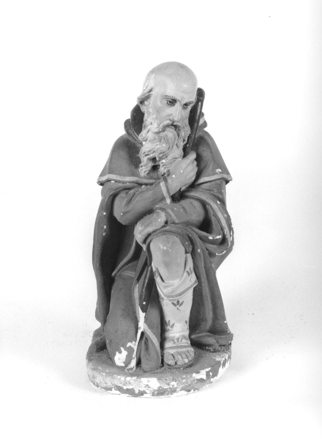 San Giuseppe (statuetta di presepio) - produzione italiana (prima metà sec. XX)