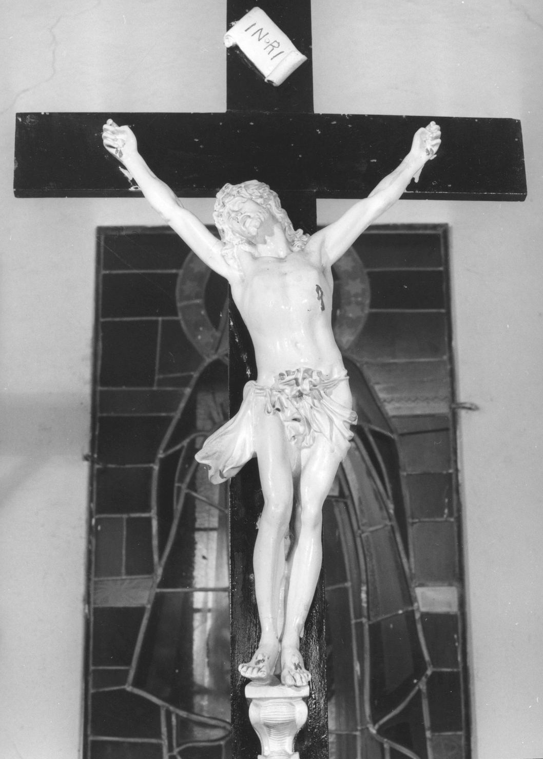 Cristo crocifisso (croce d'altare) - bottega toscana (secc. XIX/ XX)