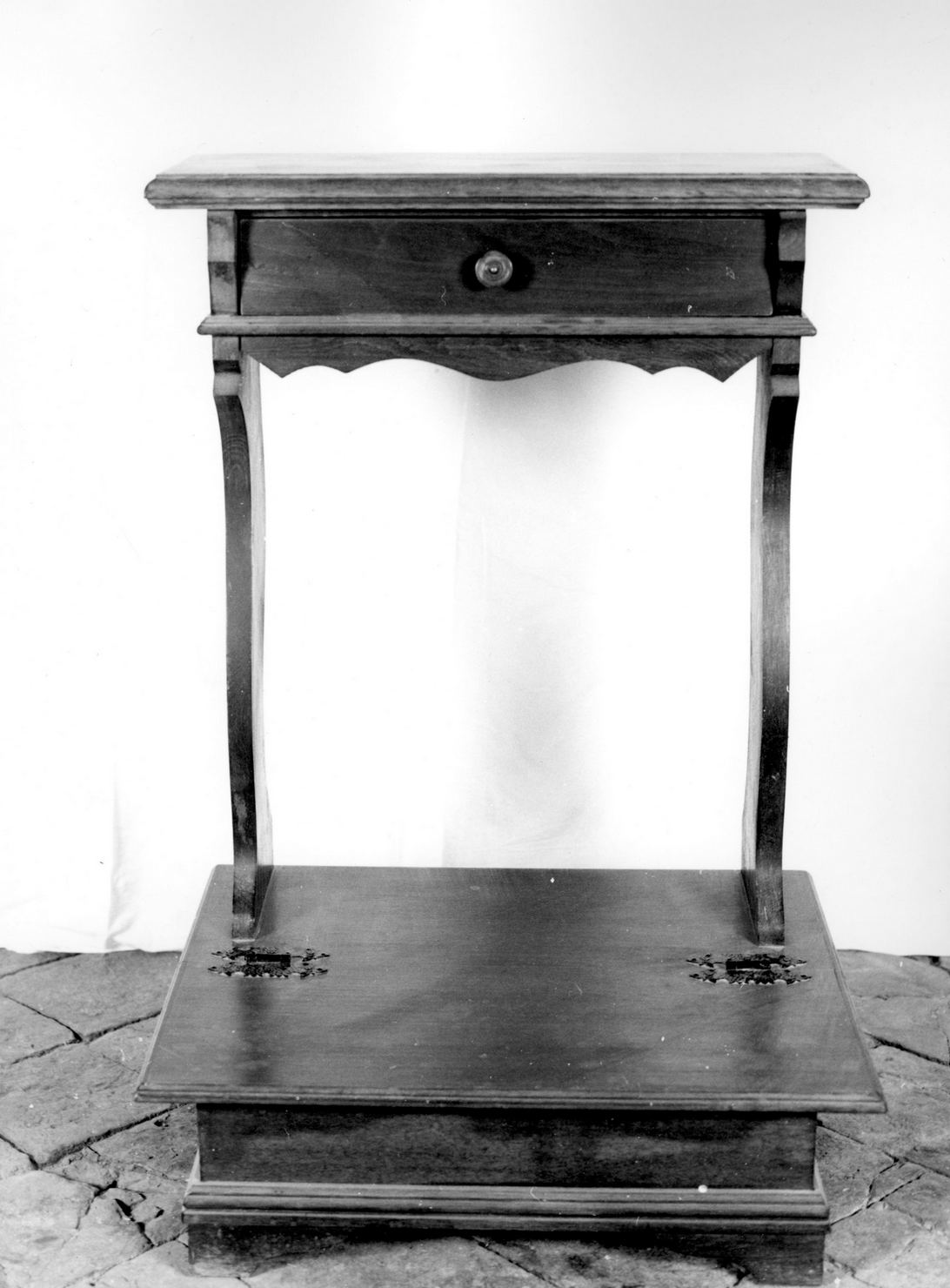 inginocchiatoio, serie - bottega toscana (seconda metà sec. XIX)