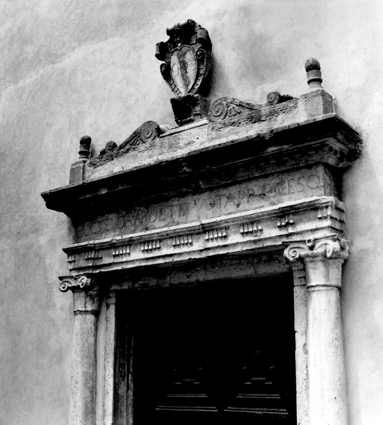 portale, opera isolata - bottega toscana (seconda metà sec. XVI)