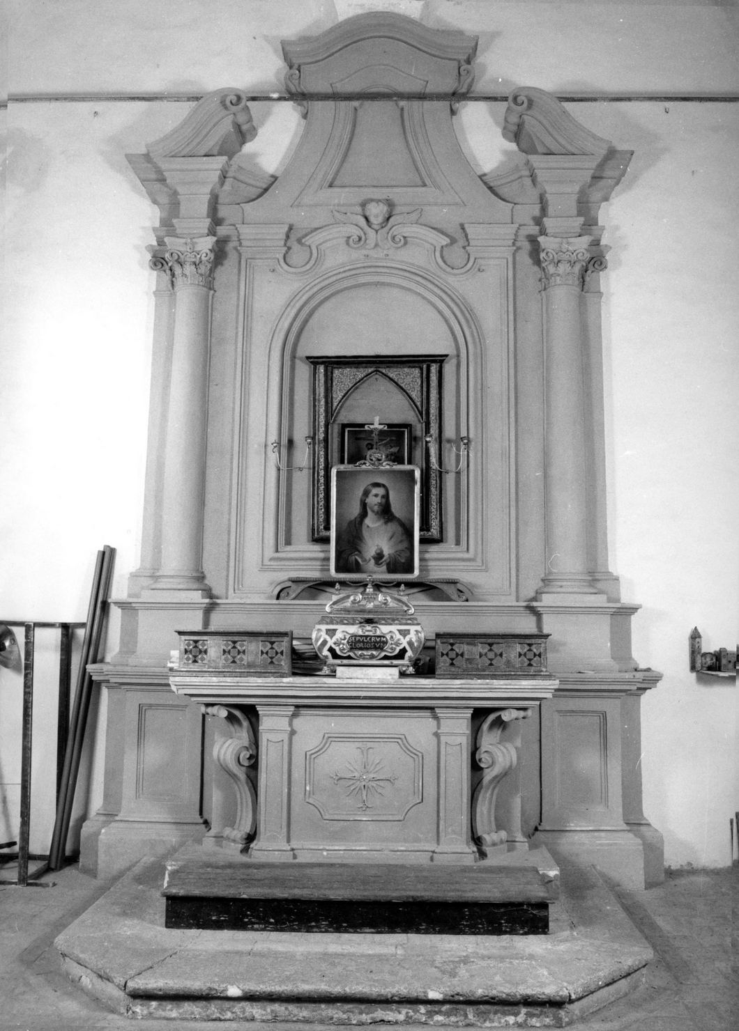 altare, opera isolata - manifattura toscana (prima metà sec. XVIII)