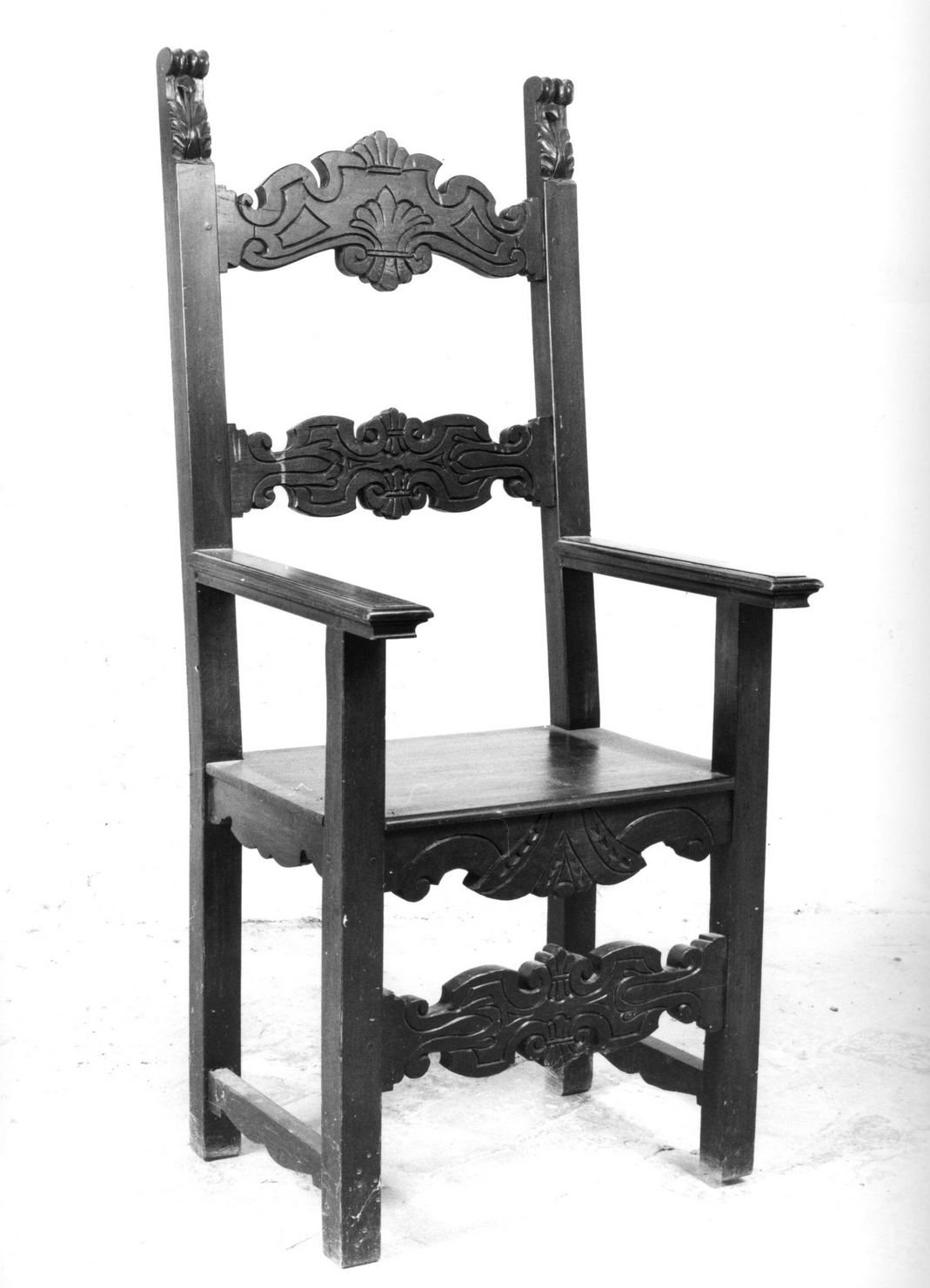 sedia, opera isolata - manifattura toscana (prima metà sec. XX)