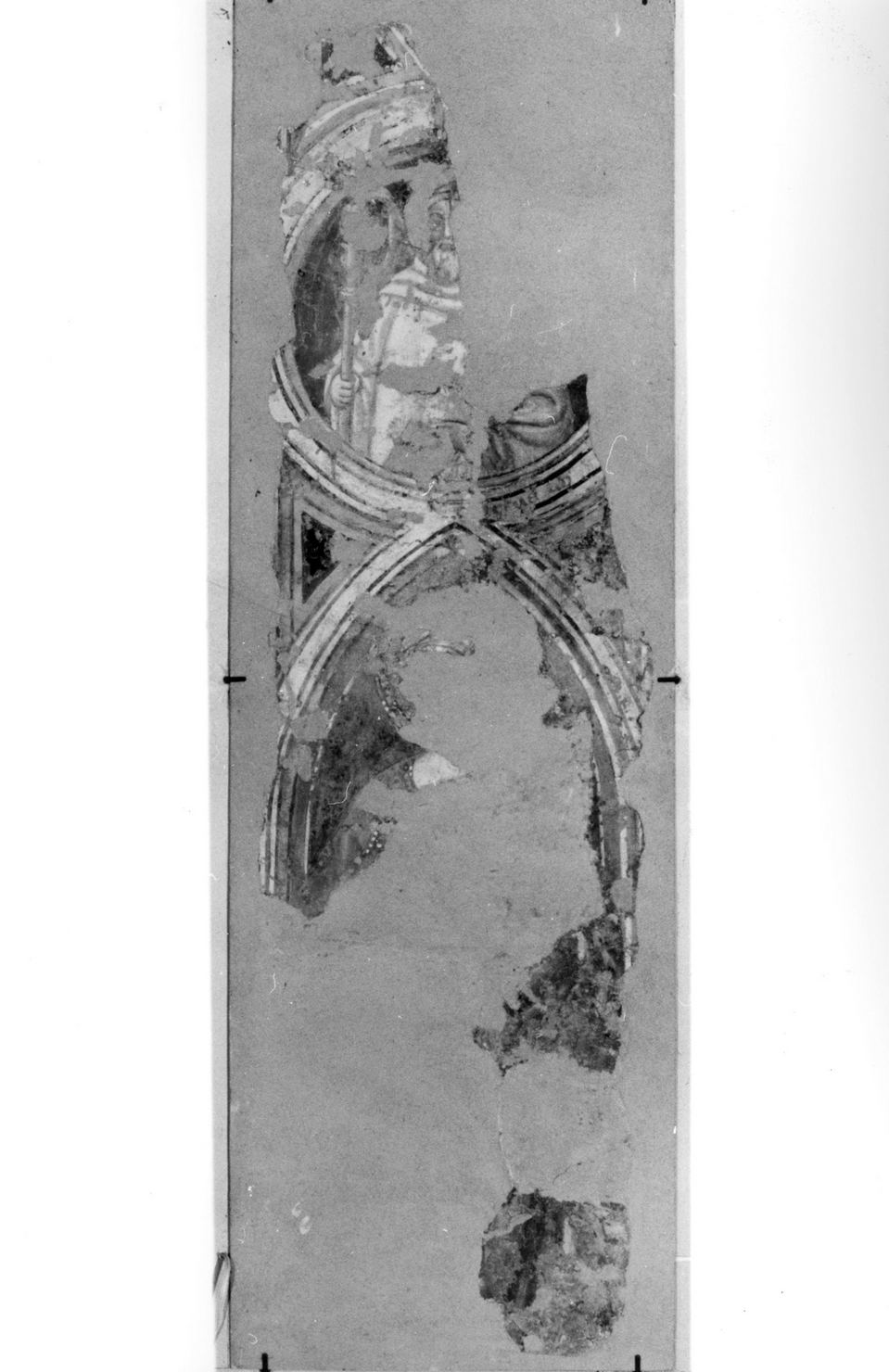 San Romualdo (dipinto, frammento) - ambito umbro (prima metà sec. XIV)