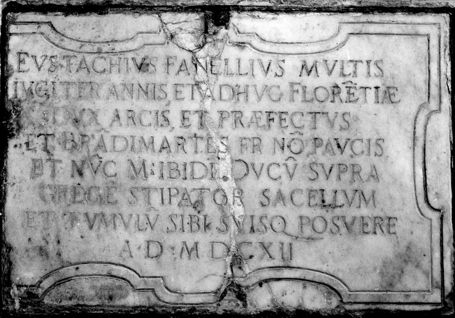 lapide tombale - bottega senese (sec. XVII)