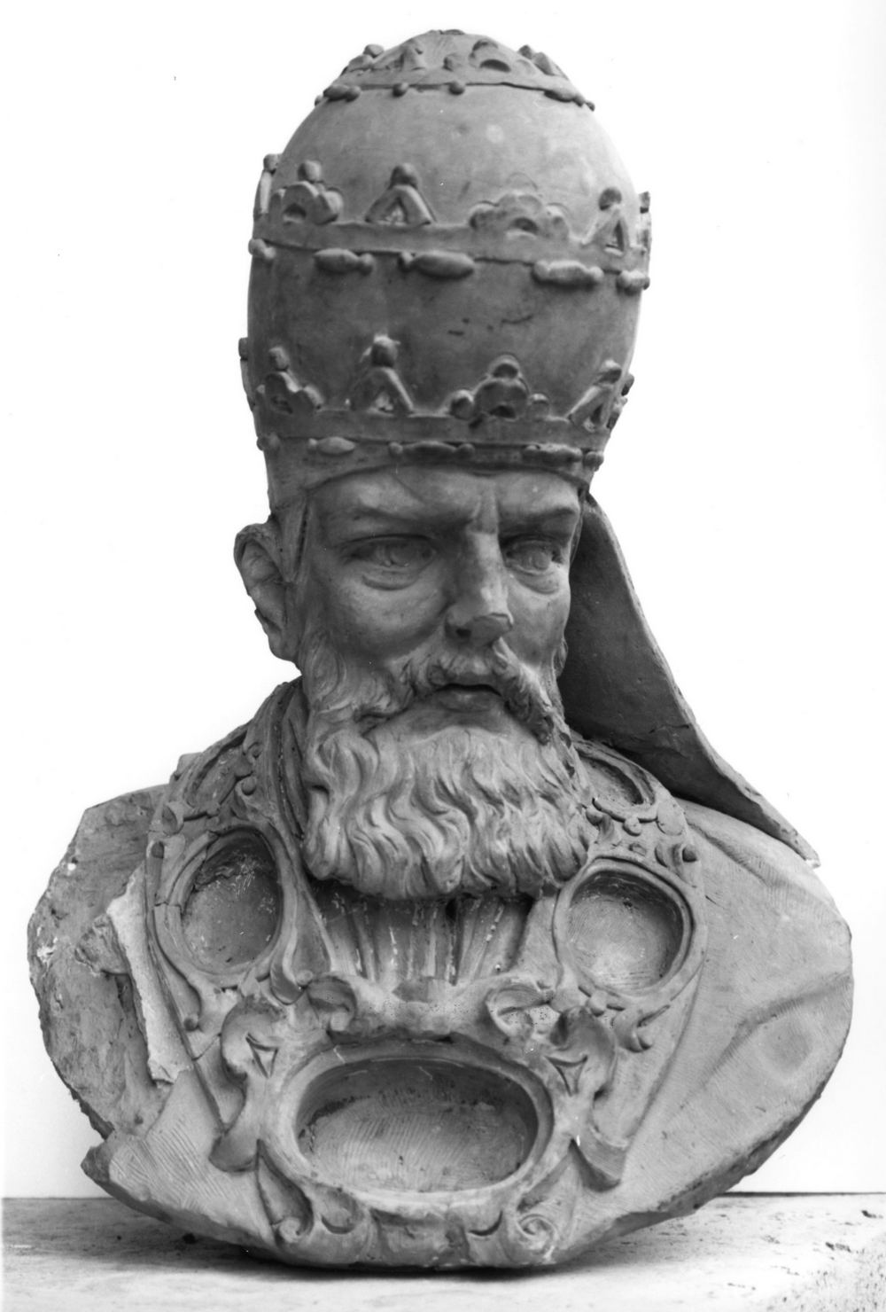 busto ritratto d'uomo (scultura) - ambito toscano (seconda metà sec. XVII)