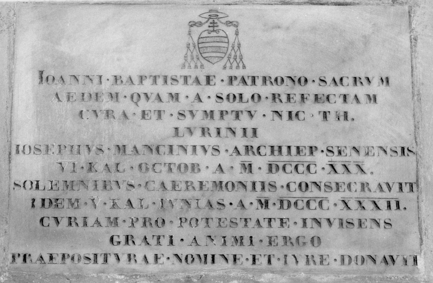 lapide - bottega toscana (sec. XIX)