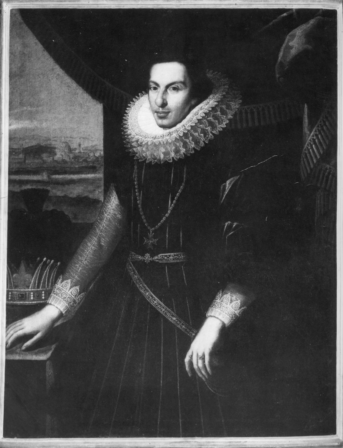 ritratto di Cosimo II de' Medici (dipinto) - ambito fiorentino (inizio sec. XVII)