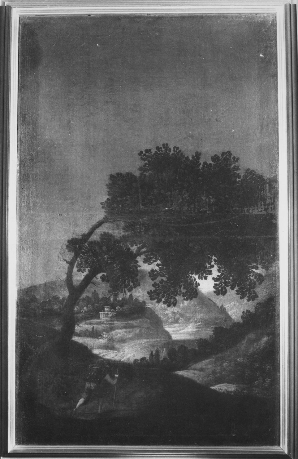 paesaggio (dipinto, elemento d'insieme) - ambito fiammingo (sec. XVII)