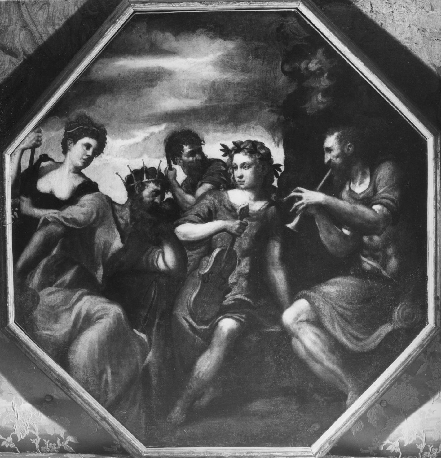 Giudizio di Mida (dipinto, elemento d'insieme) di Pitati Bonifacio de' detto Bonifacio Veronese (attribuito) (secondo quarto sec. XVI)