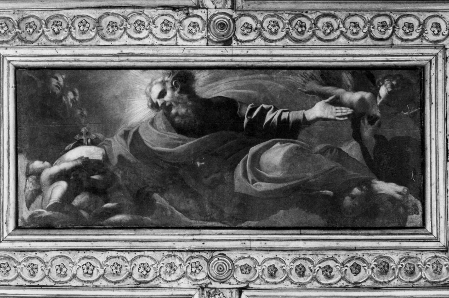 Dio Padre (dipinto, elemento d'insieme) di Vanni Raffaello (sec. XVII)