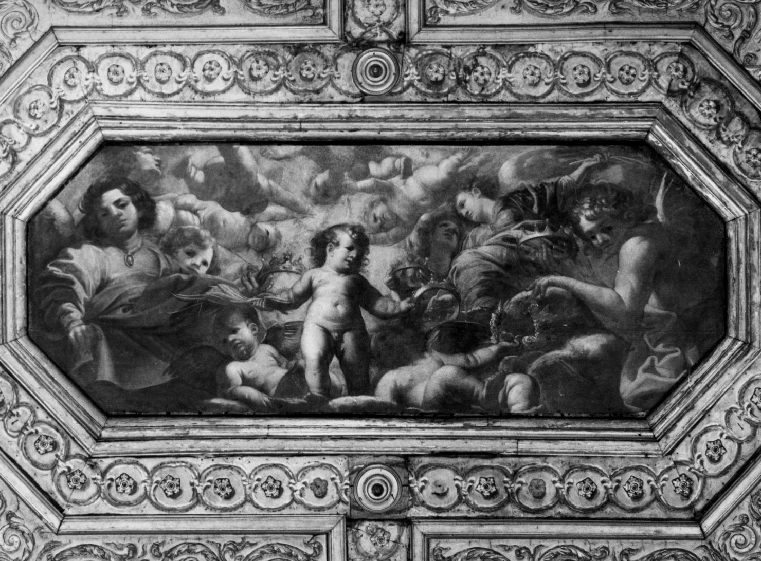 Gloria (dipinto, elemento d'insieme) di Vanni Raffaello (sec. XVII)