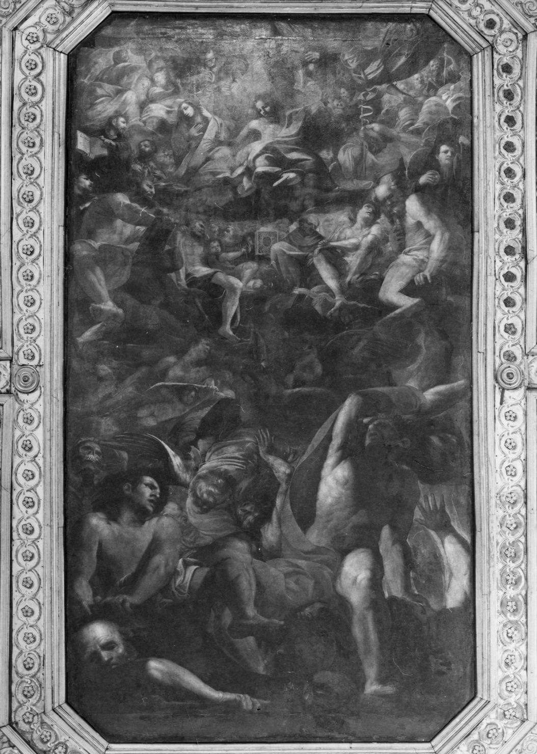 Giudizio Universale (dipinto, elemento d'insieme) di Vanni Raffaello (sec. XVII)