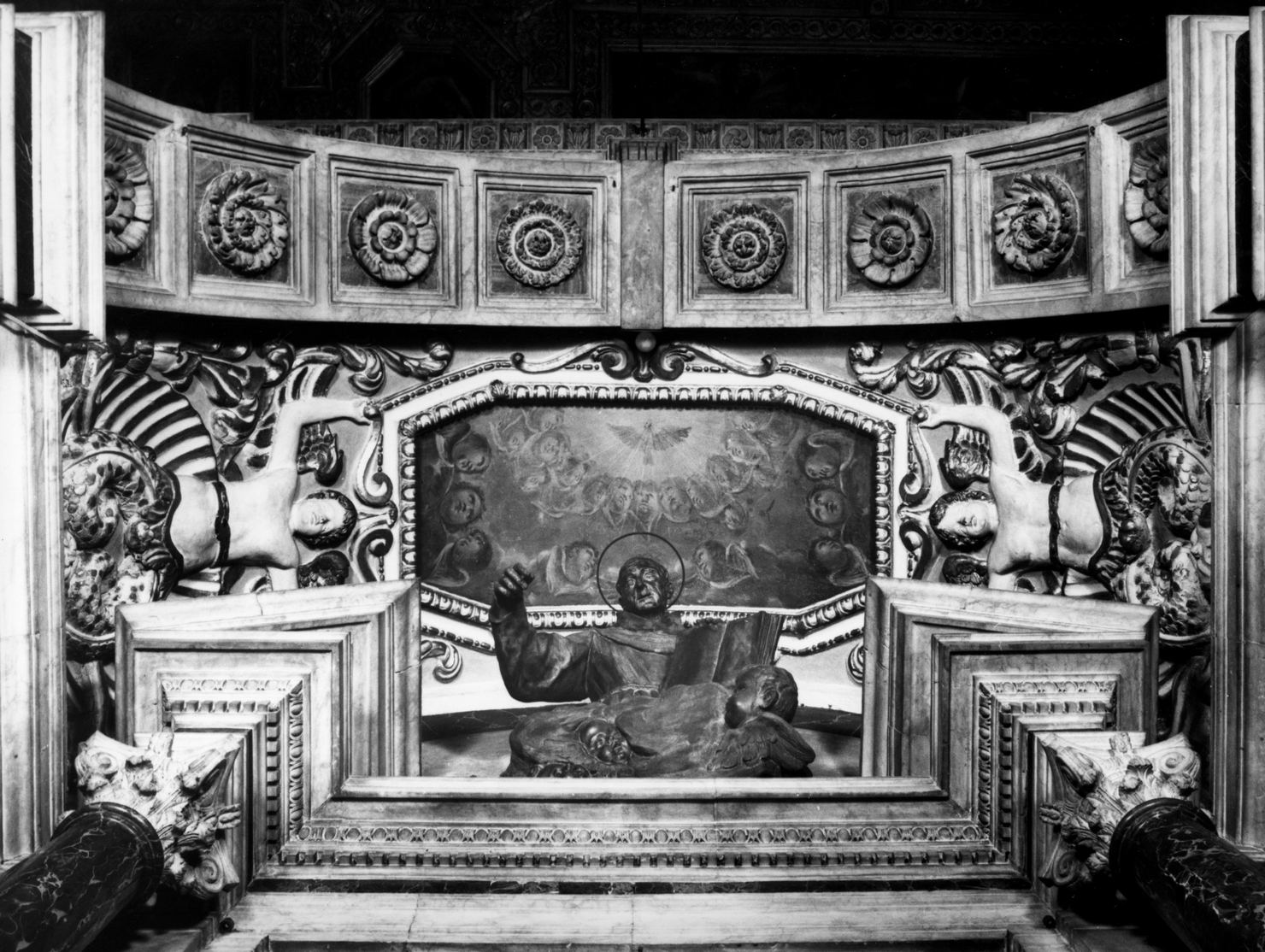 angeli (rilievo) - ambito senese (seconda metà sec. XVII)