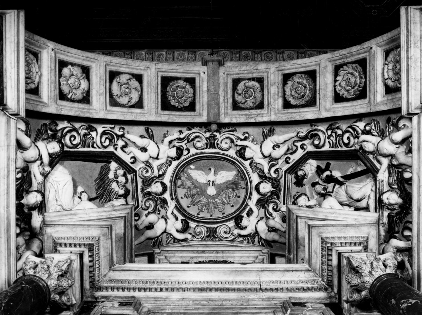 colomba dello Spirito Santo (rilievo) - ambito senese (seconda metà sec. XVII)