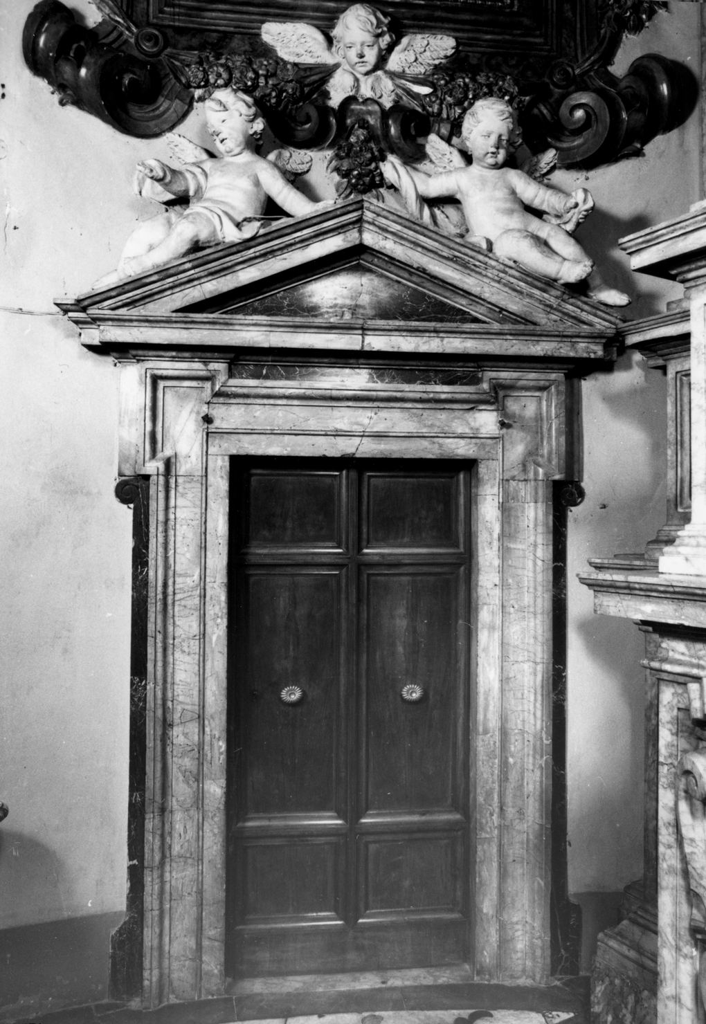 portale - ambito senese (primo quarto sec. XVIII)