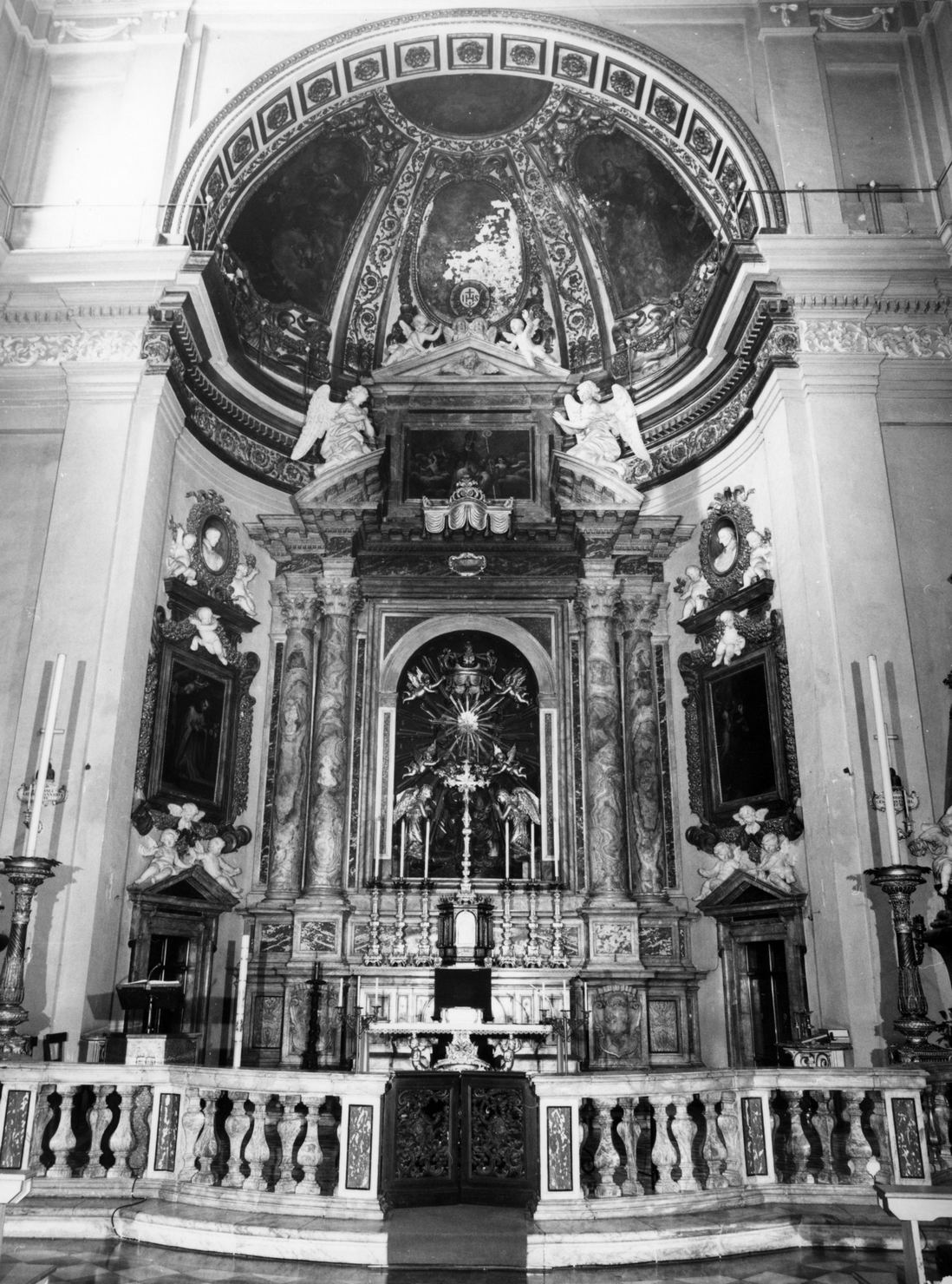 altare, complesso decorativo - ambito senese (sec. XVII)