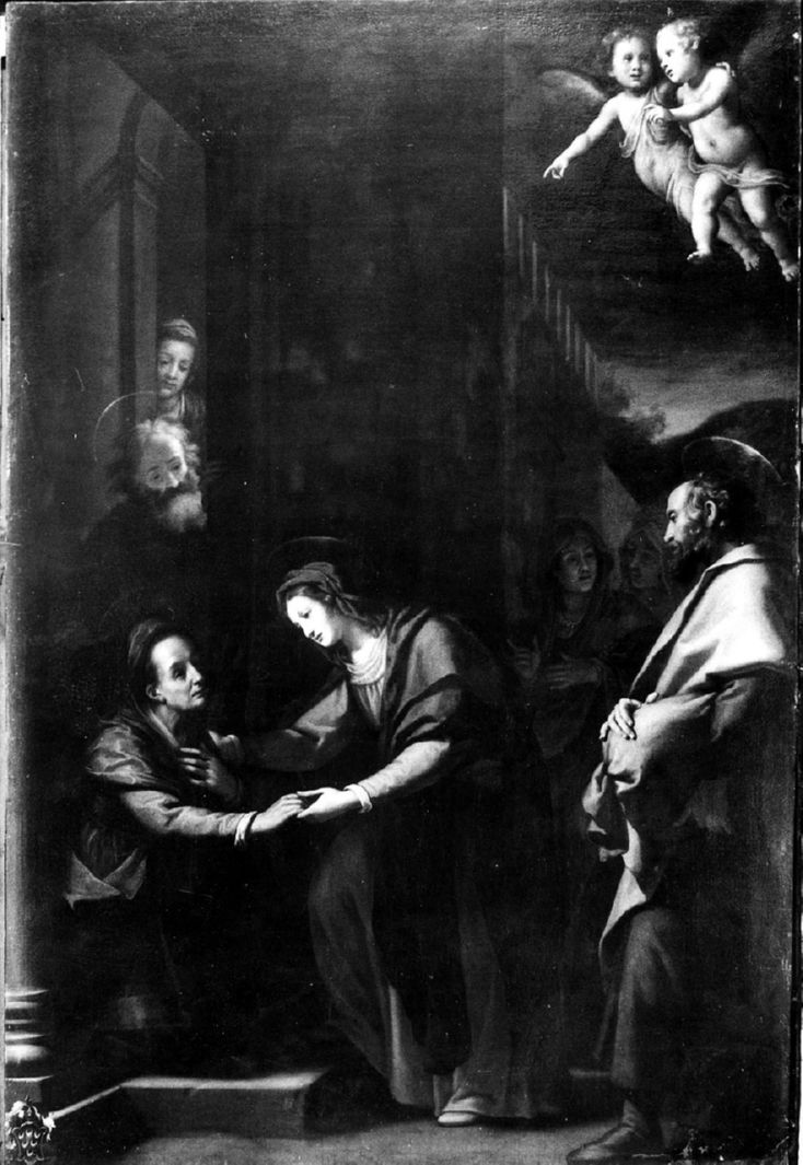 visitazione (dipinto) di Rosselli Matteo (prima metà sec. XVII)