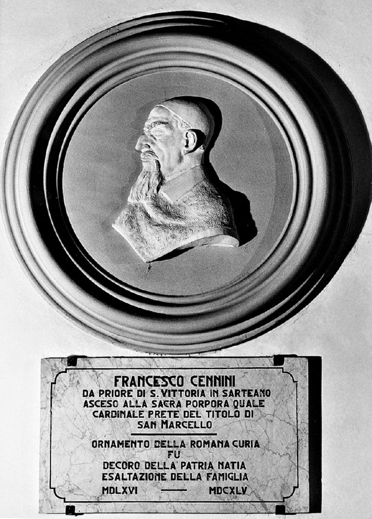 busto ritratto di Francesco Cennini (rilievo) - bottega veneta (sec. XX)