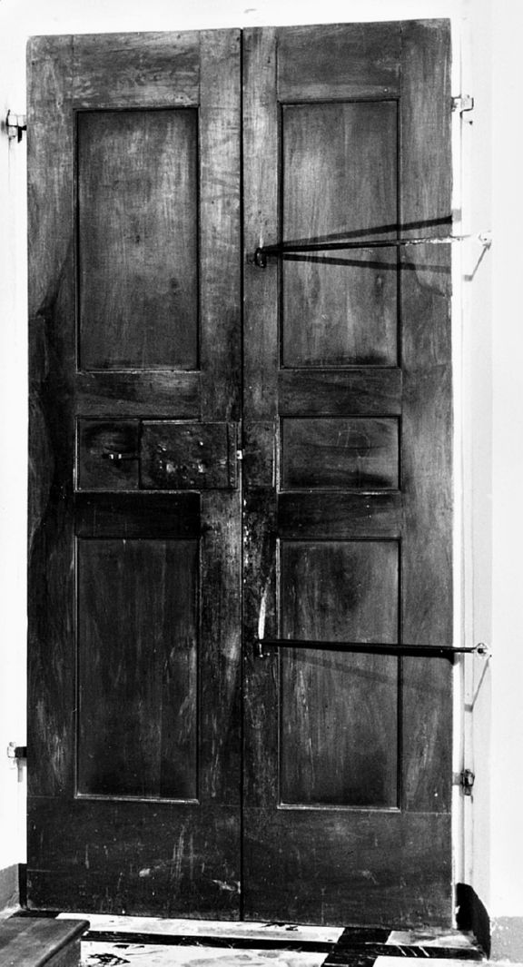 porta - a due battenti - bottega italiana (sec. XIX)