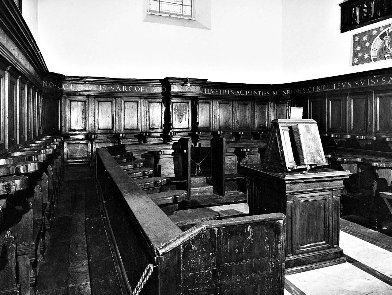 stalli del coro - bottega senese (sec. XVI)