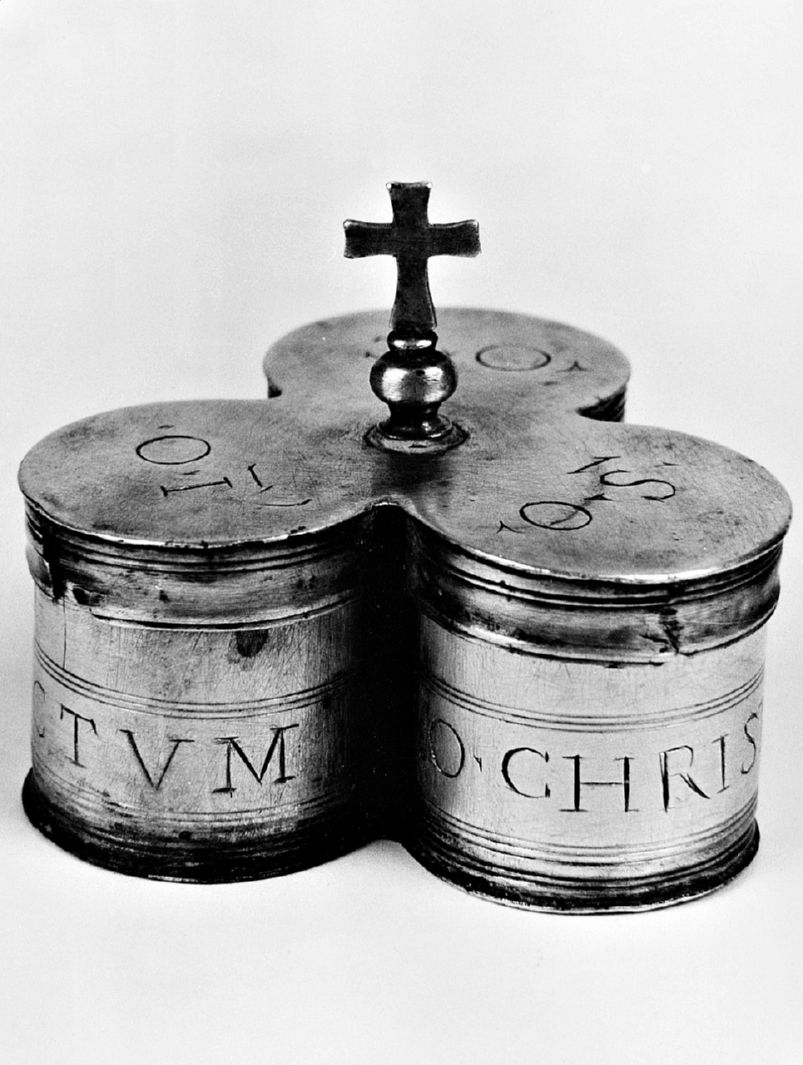 vasetti per oli santi - bottega toscana (sec. XVIII)