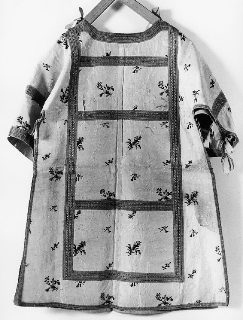 tunicella, serie - manifattura italiana (secc. XVIII/ XIX)