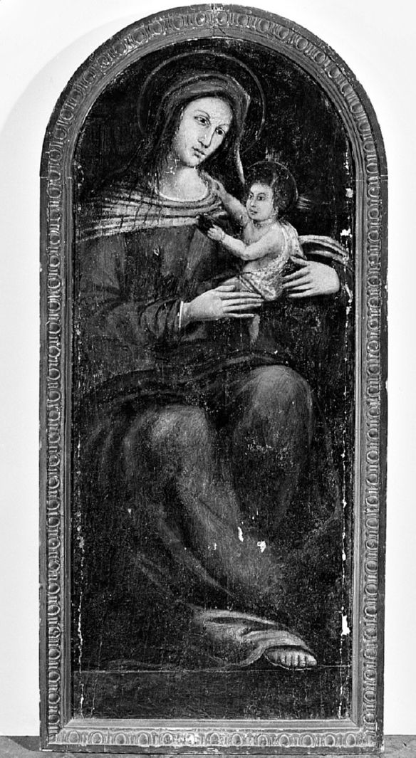 Madonna con Bambino (dipinto) - ambito senese (prima metà sec. XVI)