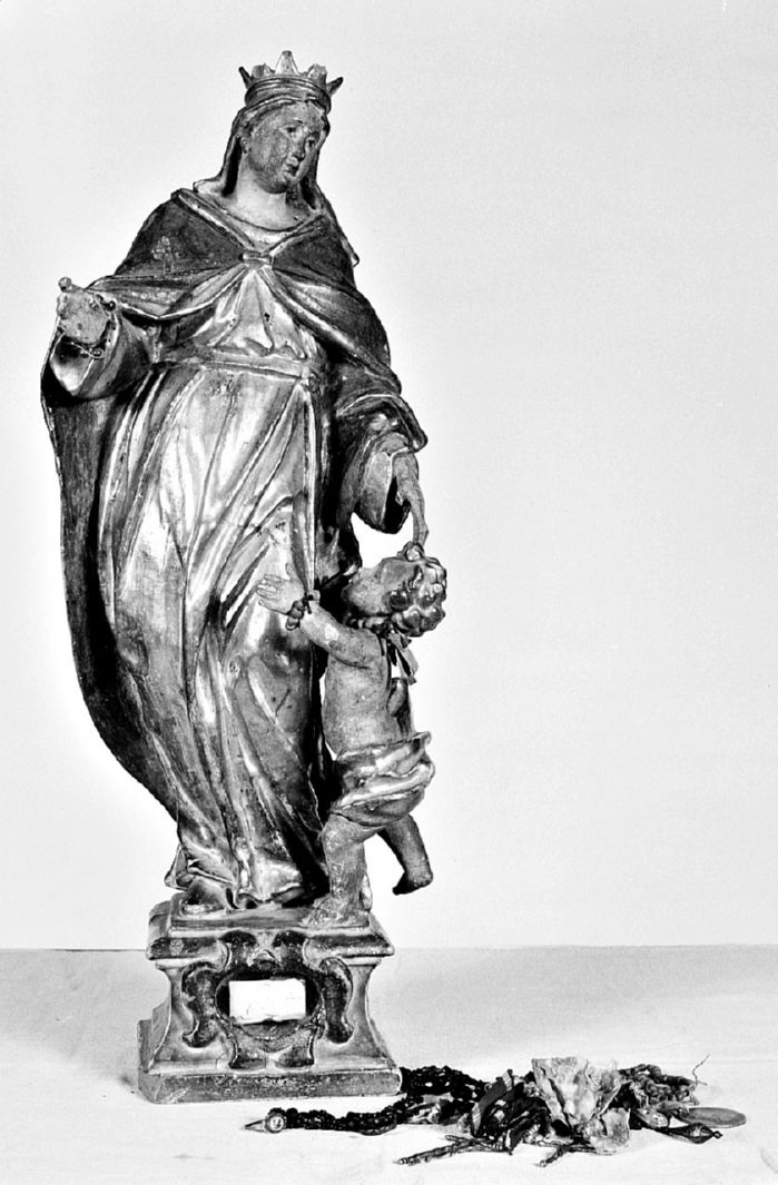 Madonna con Bambino (statuetta) - ambito senese (seconda metà sec. XVI)