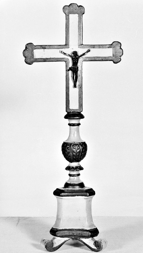 Cristo crocifisso (croce d'altare) - bottega toscana (seconda metà sec. XVIII)