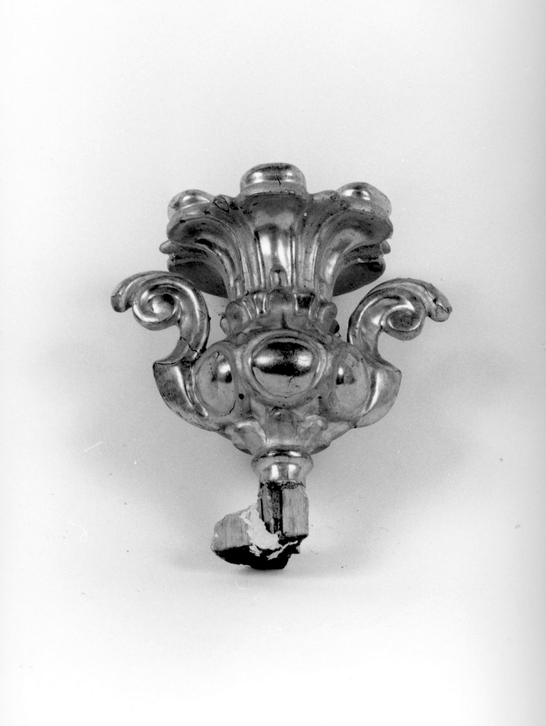 vaso d'altare con composizione floreale - bottega toscana (prima metà sec. XVIII)
