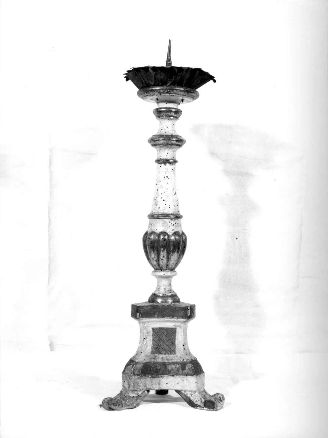 candeliere, serie - bottega senese (primo quarto sec. XIX)