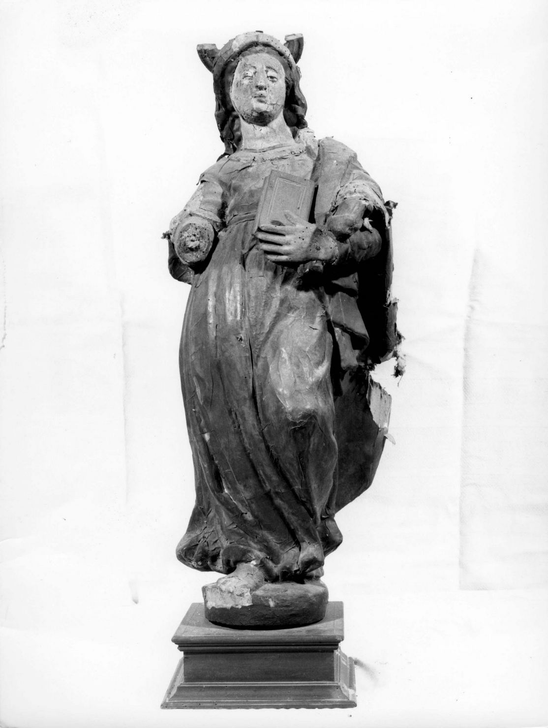 Madonna annunciata (statua) - bottega senese (seconda metà sec. XVIII)