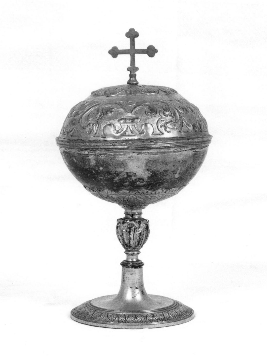 pisside - bottega senese (prima metà sec. XIX)