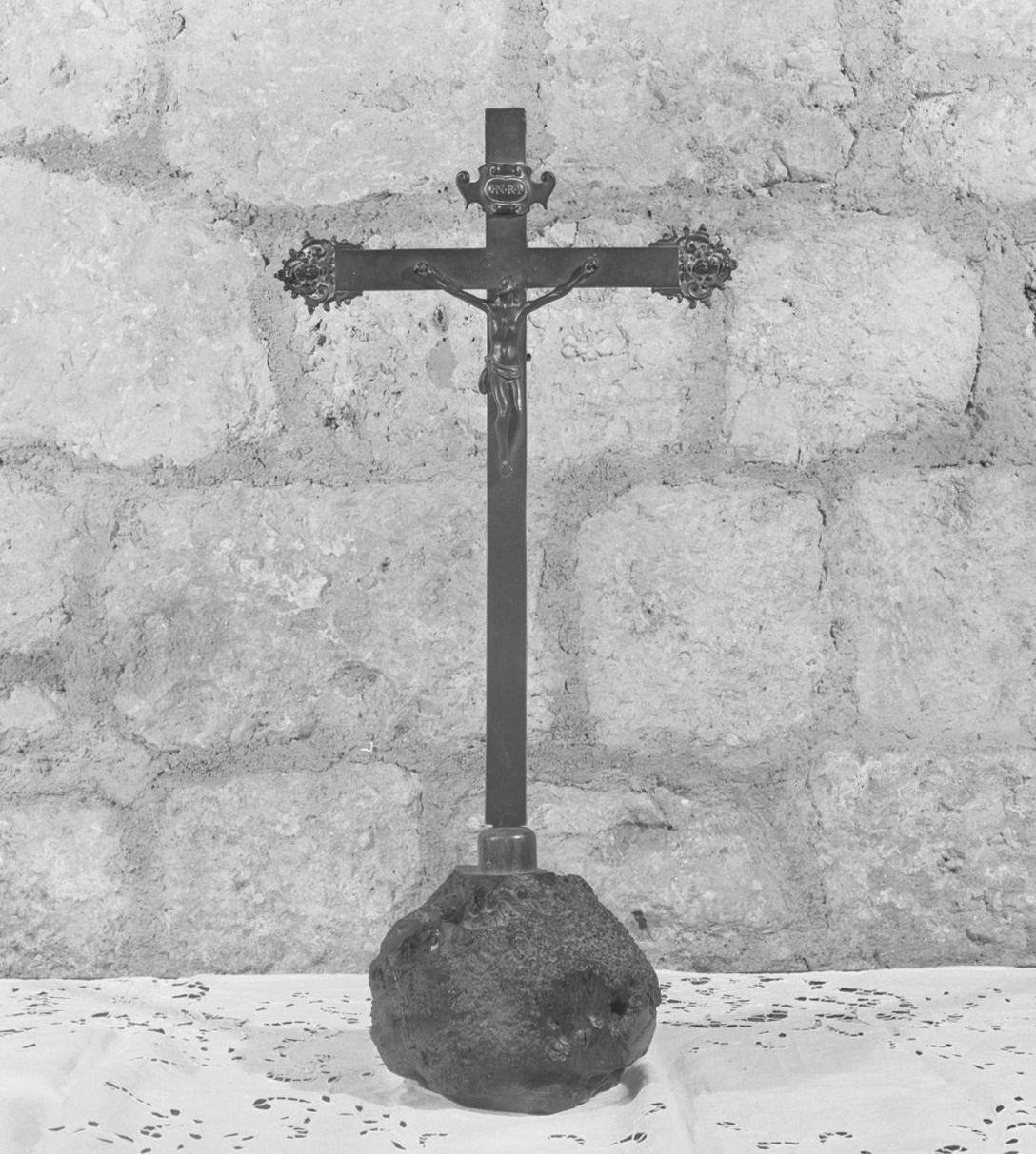 Cristo crocifisso (croce da tavolo) - bottega toscana (sec. XVII)