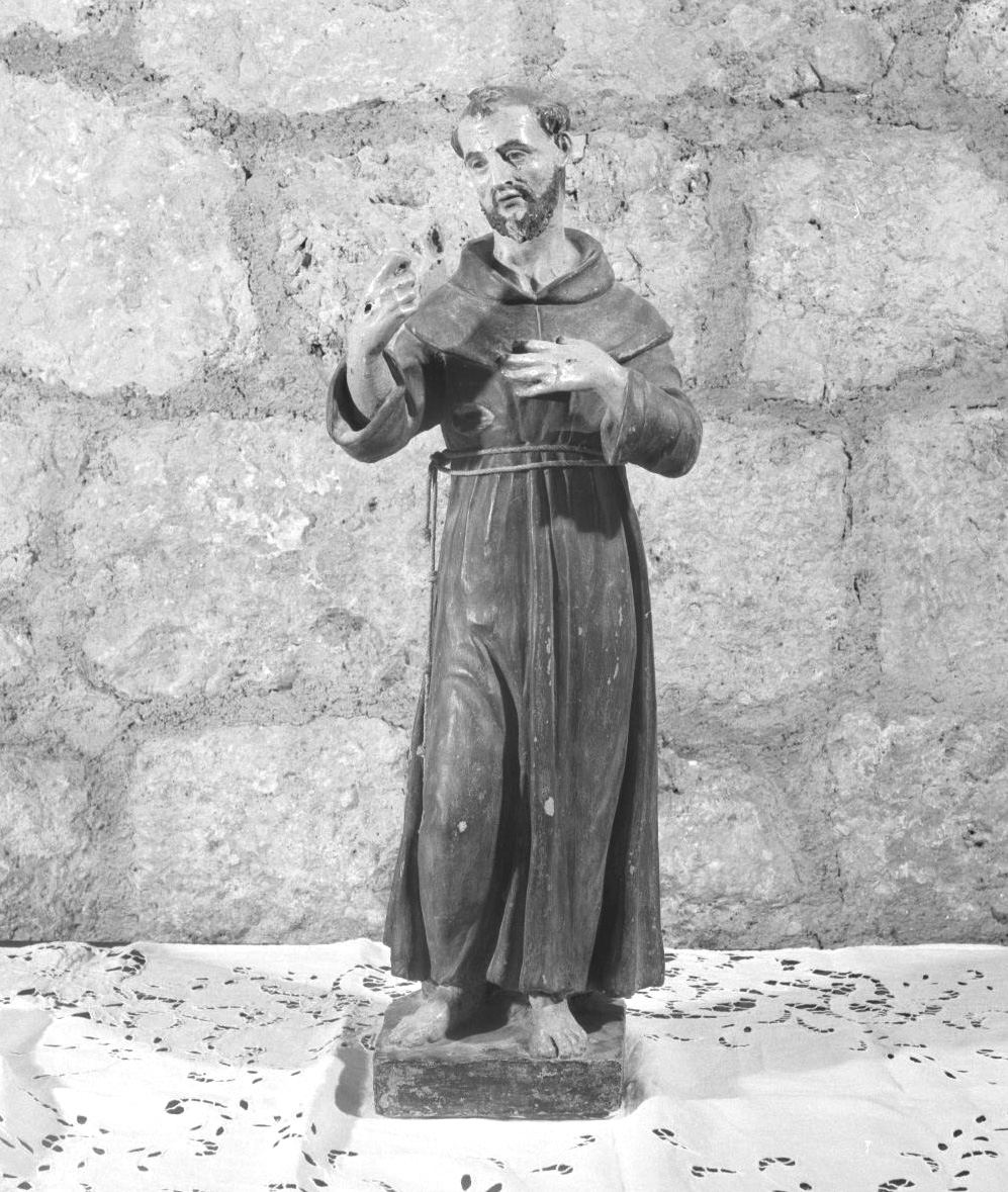 San Francesco d'Assisi (statua) - bottega toscana (sec. XVIII)