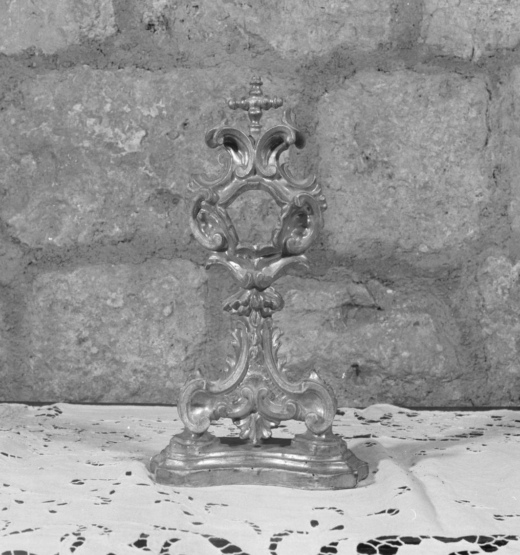 reliquiario - a ostensorio, serie - bottega toscana (sec. XVIII)