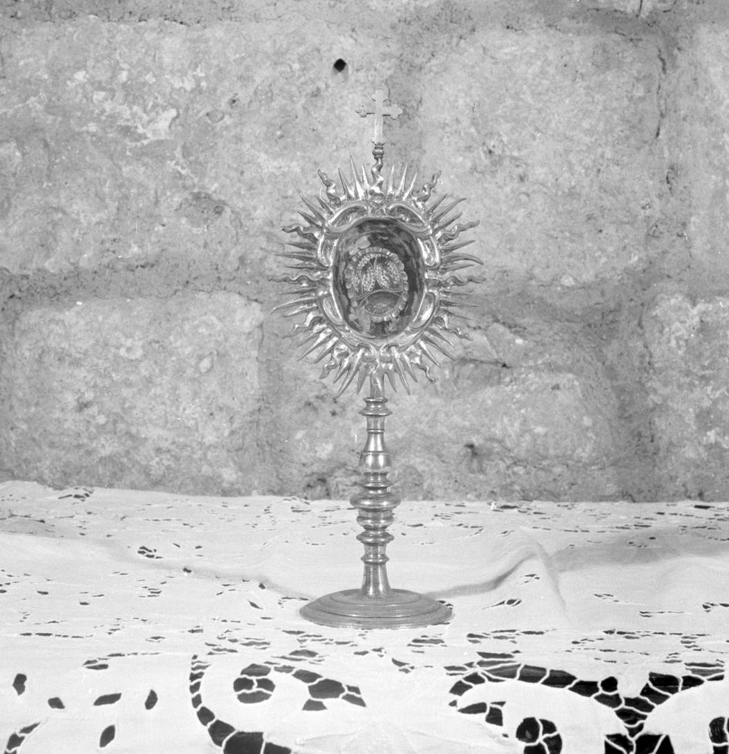 reliquiario - a ostensorio - bottega toscana (sec. XVII)