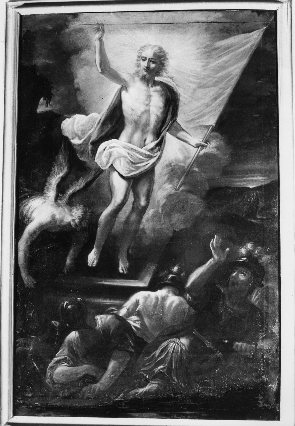 resurrezione di Cristo (dipinto, opera isolata) - ambito senese (secc. XVII/ XVIII)